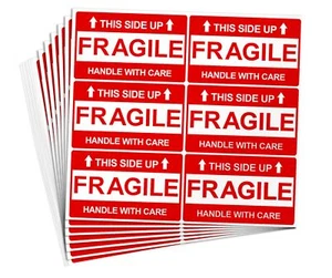 500 Label Please Handle with Care Fragile Thank You Do Not Drop Stickers - Picture 1 of 9