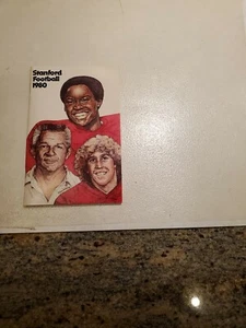 Anuario de fútbol americano Stanford Cardinal 1980 guía de medios con John Elway Denver Broncos - Imagen 1 de 4