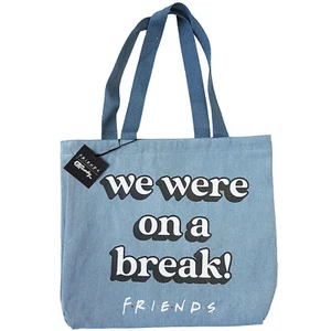 Bolso de Mano Cakeworthy X Friends We Were On A Break Ross Rachel Hombro Denim - Imagen 1 de 10