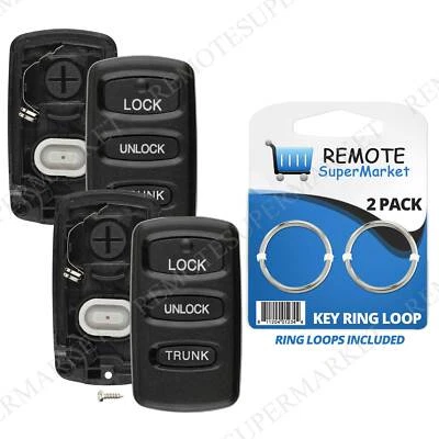 2 Replacement for Chrysler 02-05 Sebring Dodge 02-05 Stratus Shell Case Pad Fob Foto 1 de 4