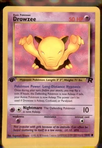 Pokemon 1ª Edición Drowzee Team Rocket WOTC De Colección - Imagen 1 de 2