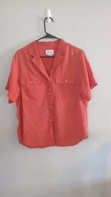 Топ Christian Dior отдельный из льняной смеси размер 14 - Изображение 1 из 4