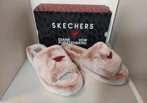 Zapatillas Skechers Diane Von Furstenberg Acogedoras Cuña Love Notes Rubor, NUEVAS, Talla 9 - Imagen 1 de 16