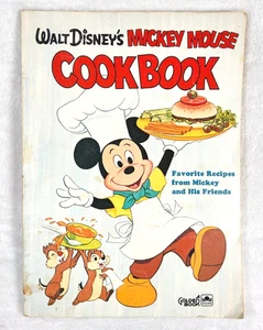 Vintage 1975 Walt Disney Mickey Mouse Cookbook - Golden Press Softcover VG - Picture 1 of 6