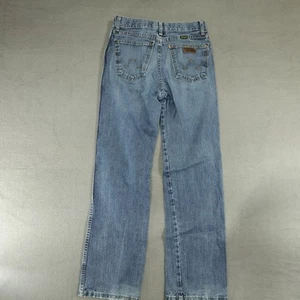 WRANGLER Jeans Boys 16 Straight (measures 27 x 29.5") BRT30EB Cowboy Adjustable - Picture 1 of 11