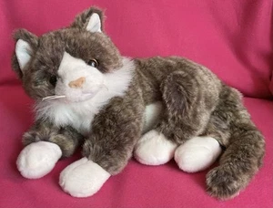 Ty Classic “O’Malley” Cat Brown Tabby With White Soft Plush Toy 14” 2002 - Picture 1 of 14