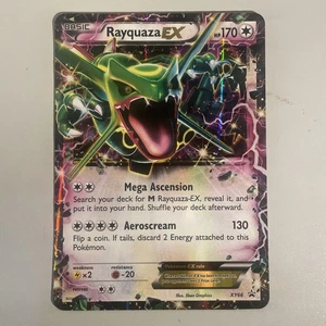 Pokémon TCG Rayquaza EX Jumbo XY66 Promo Holo Rare Oversized 2015 Card - Picture 1 of 5