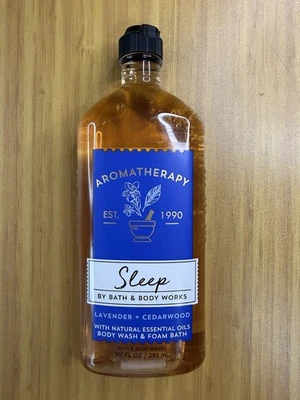 Gel de ducha Bath & Body Works aromaterapia lavanda madera de cedro dormir 10 oz Foto 1 de 4