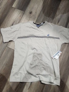 Vintage Mens Quicksilver Shirt Tan Size MEDIUM NEW WITH TAGS - Picture 1 of 4