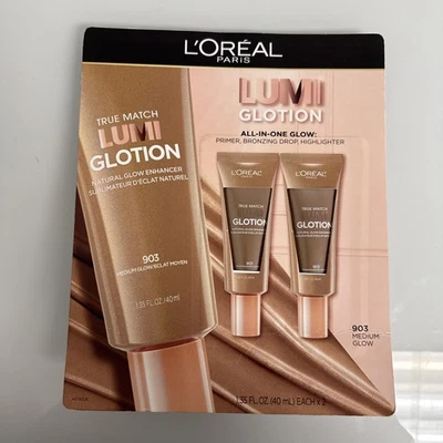 L'Oreal Paris True Match Lumi Glotion Natural Glow Enhancer Medium 1.35oz 2 Pack - Image 1 of 4