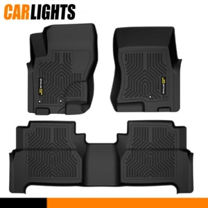 Floor Mats For 2008-2021 Nissan Frontier Crew Cab All Weather TPE 3PCS Liner Set - Picture 1 of 12