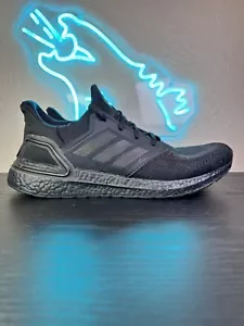 Adidas UltraBoost 20 Herren Laufen Fitness Trainingsschuhe Turnschuhe Schwarz - Größe 12 - Bild 1 von 5
