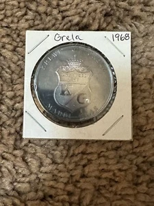 1968 .999 Fine Silver Grela Doubloon- Mardi Gras Krewe Favor - Picture 1 of 2