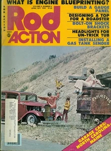 1977 Rod Action Magazine: Garage Cars/Engine Blueprinting/Gauge Panel/Headlights - Picture 1 of 1