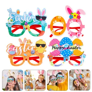 4 Pcs Easter Glasses Frame Felt Cloth Child Kids Girls Bunny