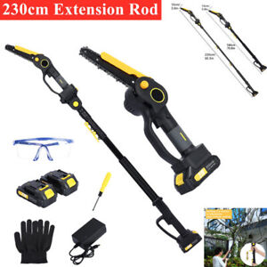 2-in-1 Cordless Pole Saw Mini Chainsaw Cordless Small Pole Saw Battery Powered 