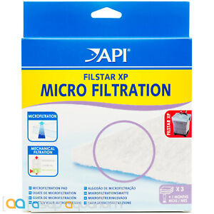 API Micro Filtration Pads for Rena Filstar XP Filter Pack of 3 Pads