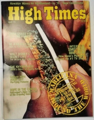 HIGH TIMES SMOTHERS BROTHERS VINTAGE APRIL 1979 MARIJUANA MAGAZINE WEED -NICE!
