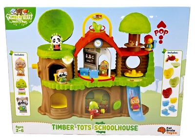 Timber Tots - Schoolhouse Play Set with Figures NEW IN BOX - Image 1 of 4