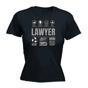 Lawyer Sarcastic Humour - Funny Womens Ladies Top T Shirt T-Shirt Shirts Tshirt - Picture 1 of 8