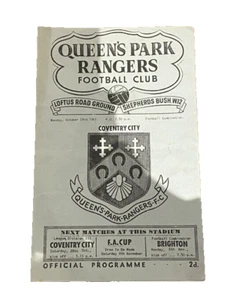Queens Park Rangers v Coventry City Reserves - 23/10/1961 -Copy - Picture 1 of 1