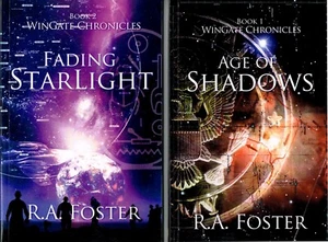 Wingate Chronicles Books 1 & 2 Age of Shadows & Fading Starlight by R A Foster - Imagen 1 de 9