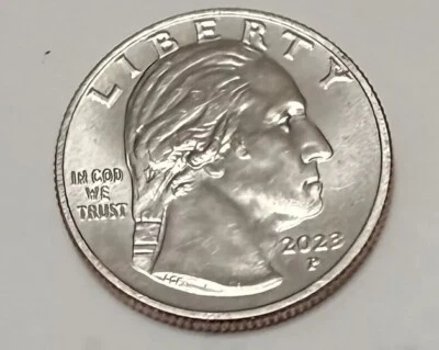 Jovita Idar Quarter 2023 P mint Error Coin Reading "In Cod We Trust" - Image 1 of 2