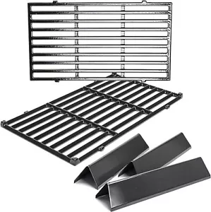 Porcelain-enameled Flavor Bars,Cooking Grates for Weber Spirit I & II 200 Series - Picture 1 of 8