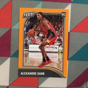 2024 Panini Black Friday Orange Parallel Alexandre Sarr #AS RC 04/15 Made - Bild 1 von 2