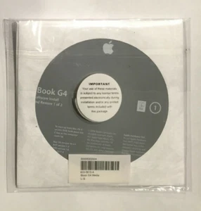 Apple iBook G4 Media US Install Media P/N: 603-5615-A. Sealed - Picture 1 of 3
