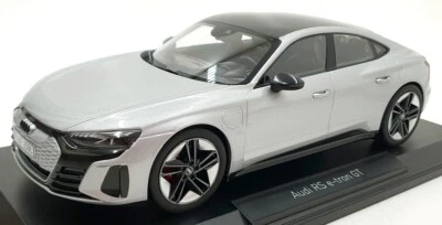 Norev 1/18 Scale Diecast 188381 - Audi RS e-tron GT 2021 - Silver - Image 1 of 4
