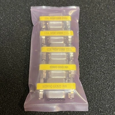 (5 Pcs) VGA Female to Female Gender Changer Adapter Coupler DB15 SVGA 15-Pin - Image 1 of 3