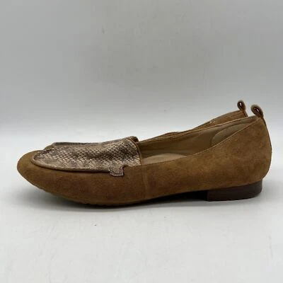 Mocasines planos Baretraps Elliana marrón sin cordones para mujer talla 10 M Foto 1 de 4