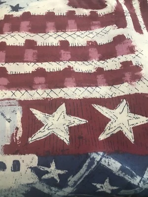 Fabric 1 Yard Stars & Stripes  36 Wide 100% cotton Quilting,crafting,sewing, - Image 1 of 4