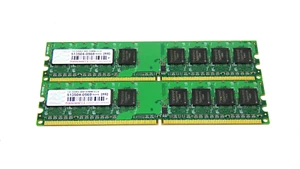 Transcend 2Gb DDR2 800MHz 2x1GB (TESTED on INTEL) - PC Memory - Picture 1 of 2