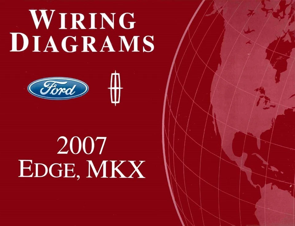 Ford Edge Lincoln MKX 2007 camioneta diagramas de cableado manual de esquemas Foto 1 de 1