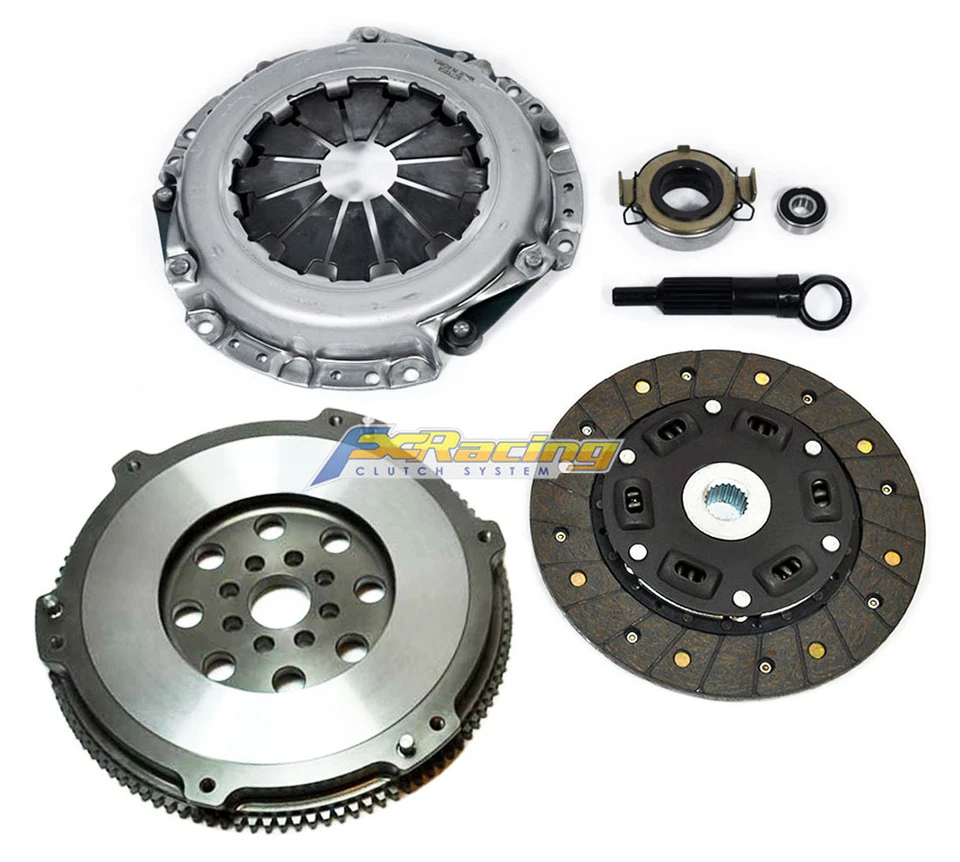 KIT EMBRAGUE FX DE ALTA RESISTENCIA Y VOLANTE CROMADO PARA TOYOTA COROLLA 98-08 5 VELOCIDADES Foto 1 de 3