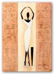 Harvest Dance II Alfred Gockel Abstrakter Kunstdruck 20x28 - Bild 1 von 1