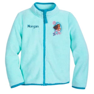 NWT Disney Store Moana Fleece Jacket Girl 5/6,7/8,9/10 No name - Picture 1 of 2