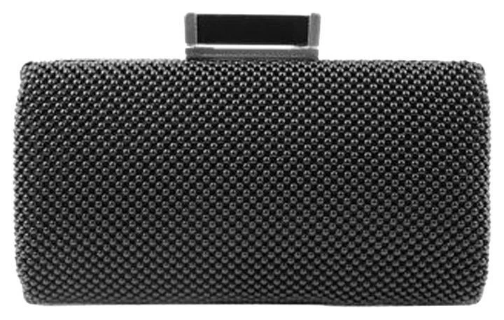 Jessica McClintock Platinum Elegant Mesh Clutch V00108 825941 Womens Black