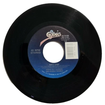 Stevie Ray Vaughan - Wham / Empty Arms - Tested Vinyl 45 Blues Rock Record - Image 1 of 4