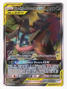 🍀Pokémon 201/214 Greninja e Zoroark GX EXCELLENT Unbroken Bonds ITA Pokemon🍀 - Picture 1 of 3