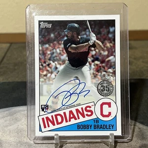 2020 Topps 35th Anniversary Auto RC Bobby Bradley Cleveland Indians Card# 85A-BO - Picture 1 of 1