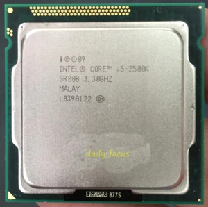 Intel Core i5-2500K 3.3 GHz 4 cores 4 threads 5 GT/s DMI CPU Processor 6 MB - Picture 1 of 3