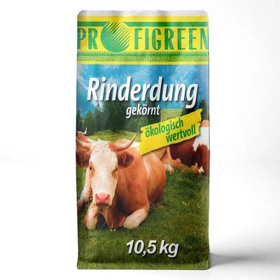 Rinderdung 10,5kg gekörnt Organischer Gartendünger für Gemüse und Blumen - Bild 1 von 2