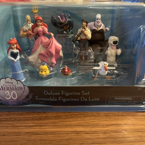 Disney The Little Mermaid 30th Anniversary Deluxe Figurine Set New Cover