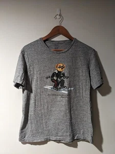 Polo Bear by Ralph Lauren Ski Winter Gray Youth Large T-Shirt - Picture 1 of 4