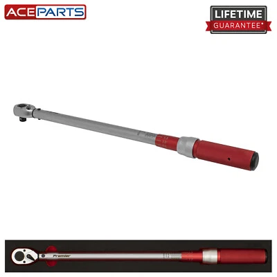 Sealey Torque Wrench Micrometer Style 1/2" Drive 60-330Nm Calibrated in EVA Tray - Image 1 of 4