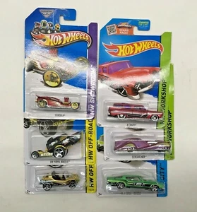 Set Of 6 Mainline Carded Hot Wheels Die Cast Car 2013-'16 Fangula '71 Buick  - Picture 1 of 11