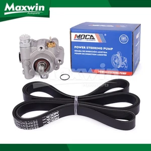 Power Steering Pump w/ Belt Fit 2001-2004 Ford Escape Mazda Tribute 3.0L - Picture 1 of 14